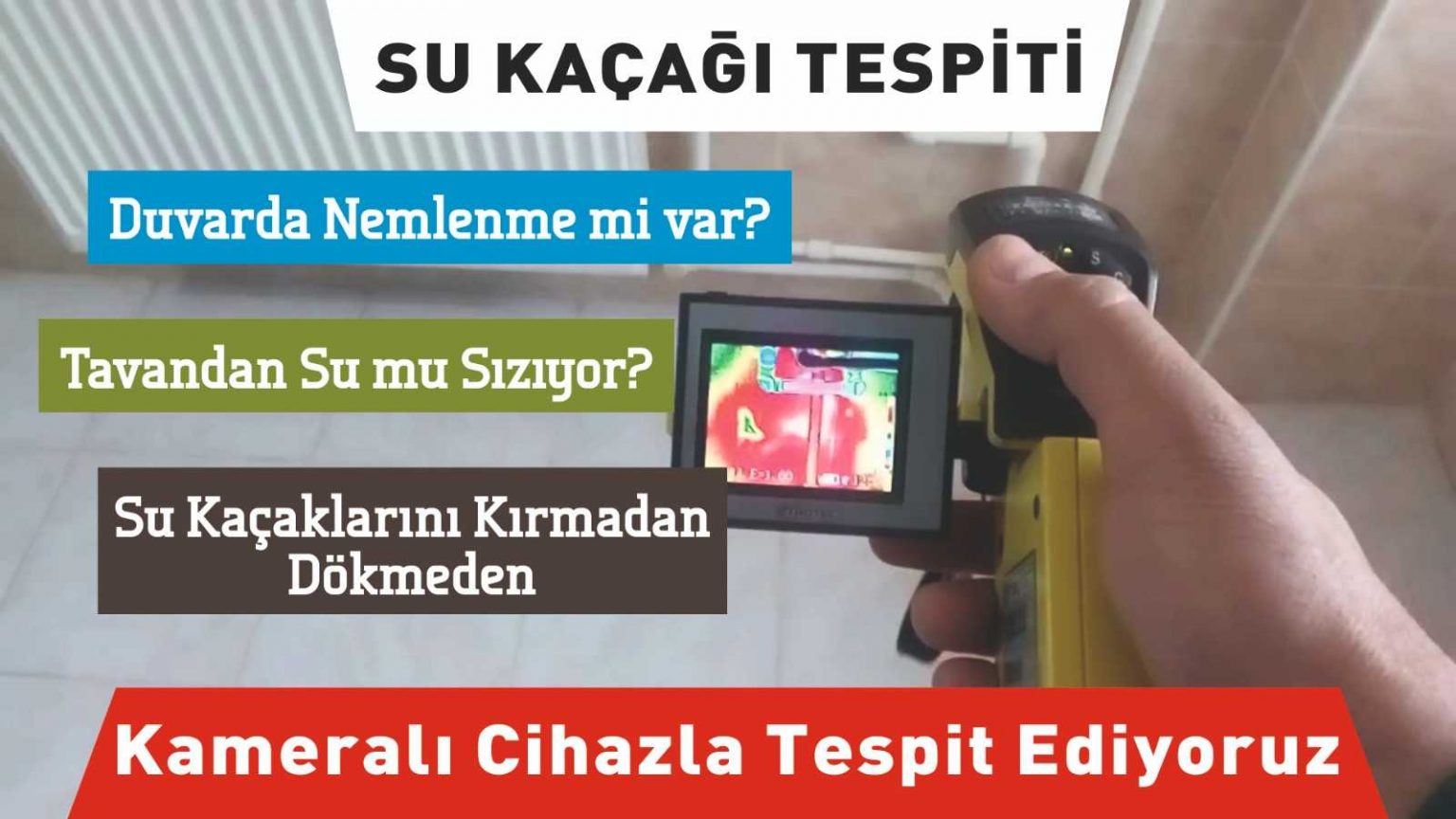 Manisa  Su Kaçağı Tespiti  & Su Tesisatçısı - 35TL - Özdemir Tesisat